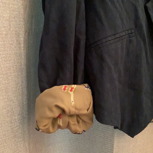 Anthropologie teal unstructured blazer - Picture 4 of 6